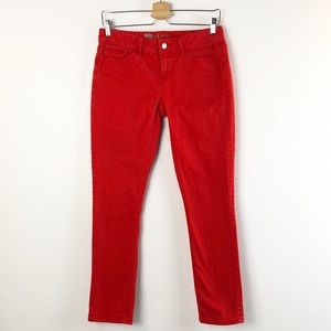Mossimo Premium Denim Skinny Jeans Size 4 Red